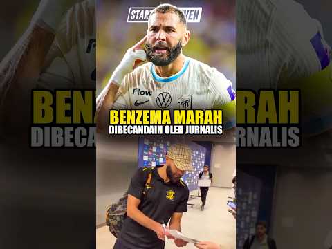 Lagi Badmood, Karim Benzema Marah Saat Dibecandain oleh Jurnalis | Karim Benzema