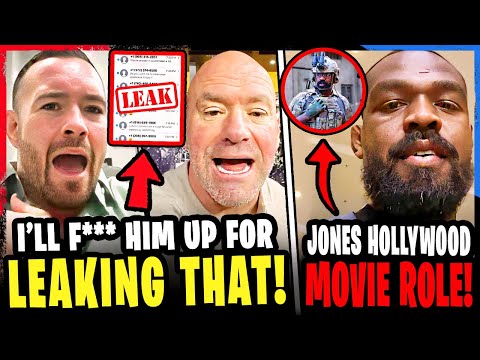 Colby Covington SENDS A WARNING to Gilbert Burns for LEAK! *FOOTAGE* Jon Jones REVEALS MOVIE DEBUT!