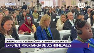 Venezuela expone importancia de  los humedales en la COP15
