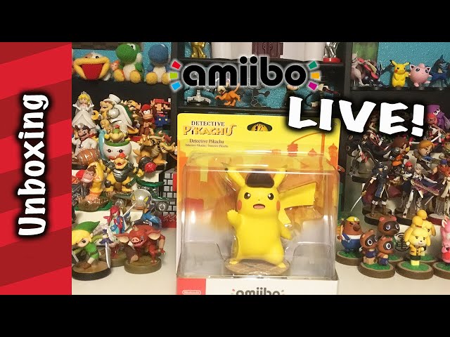 Detective Pikachu Amiibo Unboxing LIVE