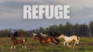 Building A NATUREL REFUGE For Our Horse Herd!