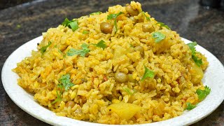 हा भात खाल्ला तर आयुष्यभर चव विसरणार नाही | Masale Bhaat | Rice Recipe