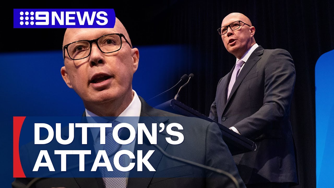 Dutton slams Albanese’s reaction to nuclear plan | 9 News Australia