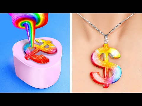 AMAZING DIY JEWELRY | Cool 3D Pen and Glue Gun Hacks by 123 GO! Genius