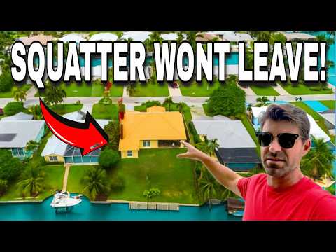 I  BOUGHT A MILLION DOLLAR FORECLOSURE but the SQUATTER WONT LEAVE!