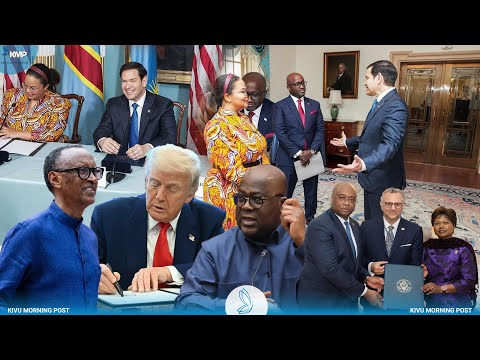 RDC VS RWANDA: TSHISEKEDI NA KAGAME BAYOKANI PONA MASOLO MA WASHINGTON
