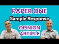 Understanding Opinion Editorials