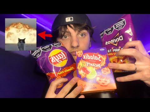 asmr español probando snacks picantes 🌶️🥵