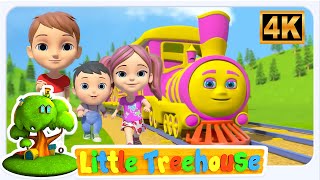 Little Treehouse 🚂 ล้อบนรถไฟ | เพลงกล่อมเด็กแสนสนุกเกี่ยวกับรถไฟ
