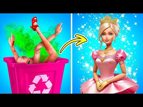 POBRE VS RICO VS GIGA RICO 🤑 TRANSFORMACIÓN Y TRUCOS DE BARBIE CON GADGETS DE TIKTOK