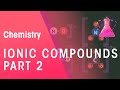 Naming and Deducing Ionic Compound Formulae