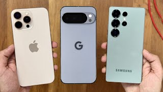Pixel 10 Pro XL vs iPhone 16 Pro Max vs Samsung S25 Ultra