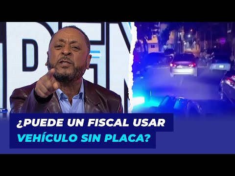 ¿Puede un fiscal usar vehículo sin placa? | Extremo a Extremo