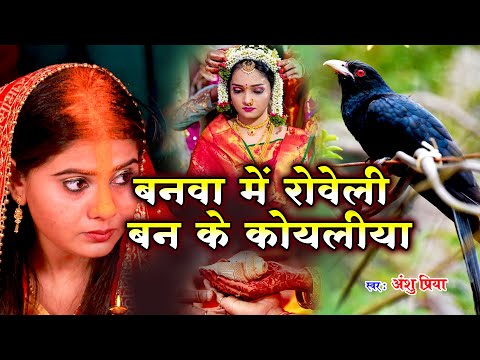 दर्द भरा कन्यादान विवाह गीत || बनवा में रोवेली बन के कोयलिया😢 || Anshu Priya Vivah Geet - Kanyadan