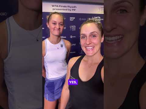 First to the Finals in Riyadh 👏 #WTA #WTAFinalsRiyadh #GabrielaDabrowski #ErinRoutliffe