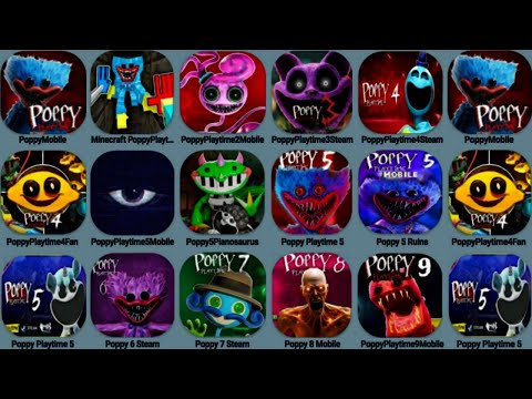 Poppy Playtime Mobile Chapter 1, 2, 3, 4, 5, 6, 7, 8, 9 | New Game | New Boss | New Map - Full Game