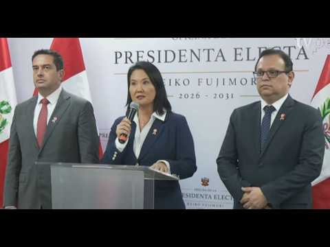 Keiko Fujimori hace llamado a la unidad: "Queremos un gobierno abierto, digital y cercano"