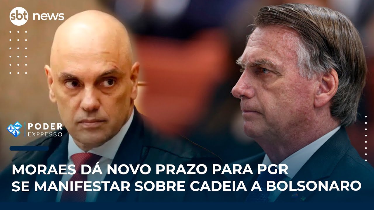 🔴AO VIVO | PGR terá mais cinco dias para decidir sobre a prisão de Bolsonaro