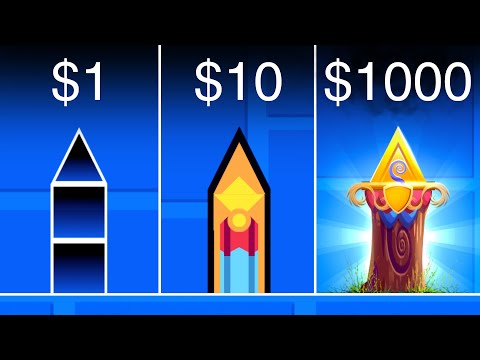 $1 vs $1000 Geometry Dash Level!