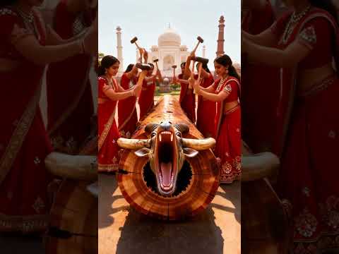 🦌 RESCUE Kudu from Giant Log 🌳🔥😱 #wildlife #safari #shortsvideo