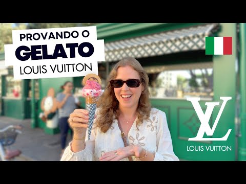 Provando o GELATO da Louis Vuitton na Itália 🇮🇹  Vale a Pena? Quanto custa?