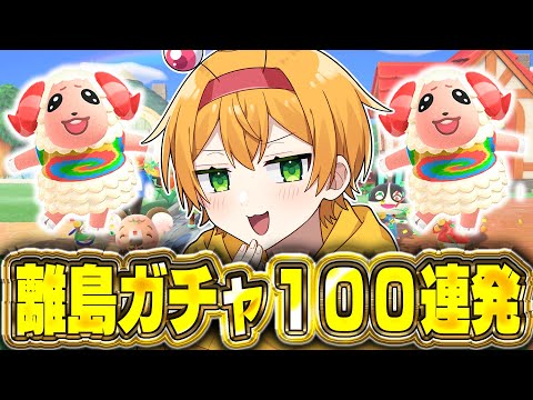 【あつ森】離島ガチャ！ちゃちゃまるを100旅以内に見つけろ大作戦！！！！！！【かにちゃん】
