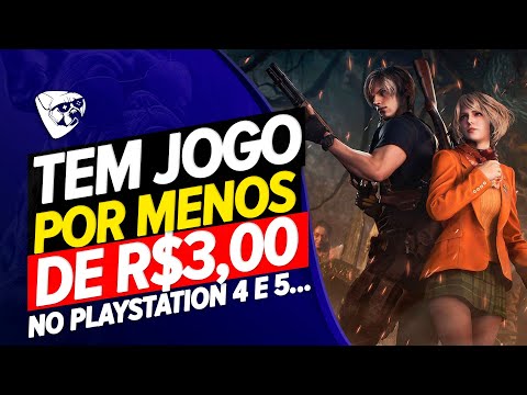 NOVA PROMOÇÃO COM JOGOS NO PS4 e PS5 !!! TEM JOGOS AAA POR R$3,00 REAIS !!!