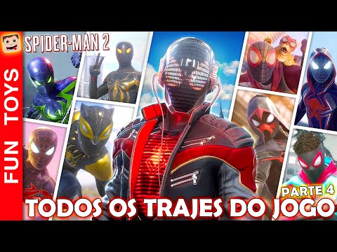 TODOS os TRAJES e PODERES do Marvel SPIDER-MAN 2 🕷 PARTE 4 🕷 Trajes do Miles Morales 🕷 PS5!!!