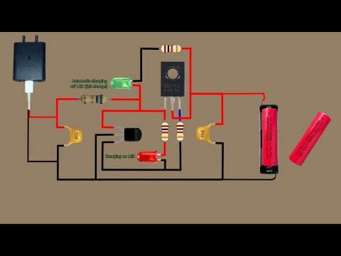 High precision smart 3.7v [ 18650 ] battery charging  circuit 