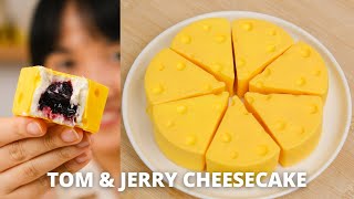 So cute! TOM & JERRY CHEESECAKE!