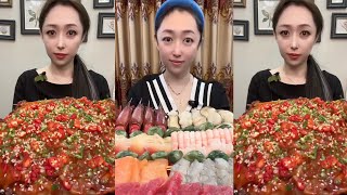Mukbang #219: Eating roll  belly , braised pork belly, legs pork #mukbang #eatingshow #pork