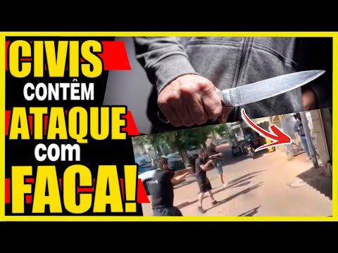 População REAGE e contém terrorista!