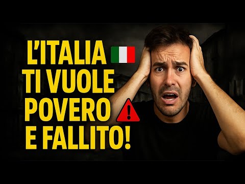 L' ITALIA ti vuole POVERO e FALLITO!