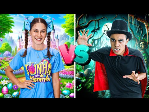 MILENINHA FICA INVISÍVEL E BRINCA COM O VAMPIRO CAMARADA
