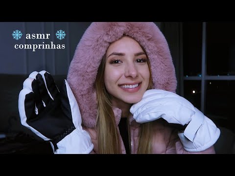 ASMR COMPRINHAS DE INVERNO ❄️ vou viajar?