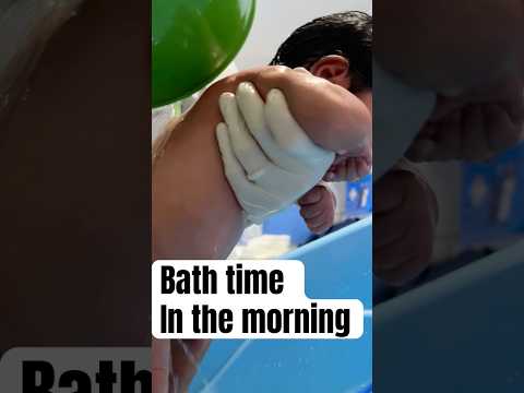 Bath time in the morning #shorts