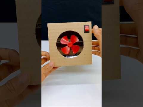 Cooler Fan कैसे बनाएं || How To Make Mini Cooler Fan With Cardboard #shorts #cooler #fan