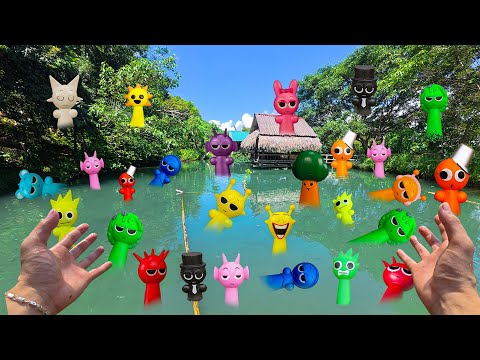 All Sprunki Were Hiding in the Fish Pond… Here’s What I Found!
