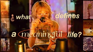 perhaps learning to live meaningfully is the most terrifying part of growing up