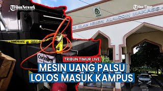 Mesin Cetak Uang Palsu 3 Ton Dibawa ke Kampus Malam Hari, 25 Personel Polisi Tak Bisa Angkat