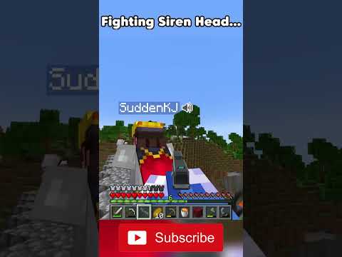 We Fought Siren Head In Minecraft...