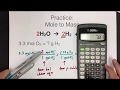 Stoichiometry and Mole Ratios
