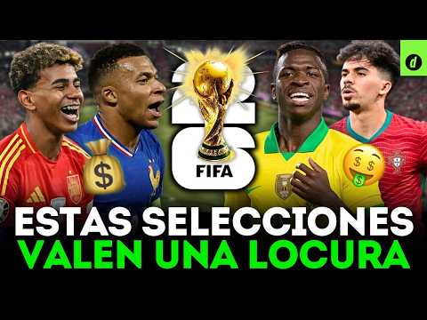 MUNDIAL 2026: TOP 5 selecciones MÁS VALIOSAS de la COPA DEL MUNDO | Depor