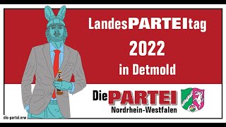 Die PARTEI NRW - LPT22 - Willkommen in Detmold!