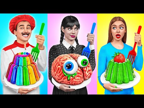 Wednesday vs Grandma Cooking Challenge | Funny Situations in Kitchen by Mega DO Challenge