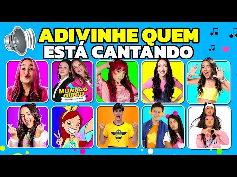 🔊ADIVINHE QUEM ESTÁ CANTANDO? 🎶🎤🎧 | YOUTUBERS | desafios musical | Luluca, Kamylinha, Emilly Vick