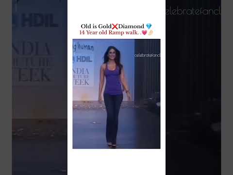14 Year old Ramp walk ✨😊❤️‍🔥#rampwalk #bollywood #love