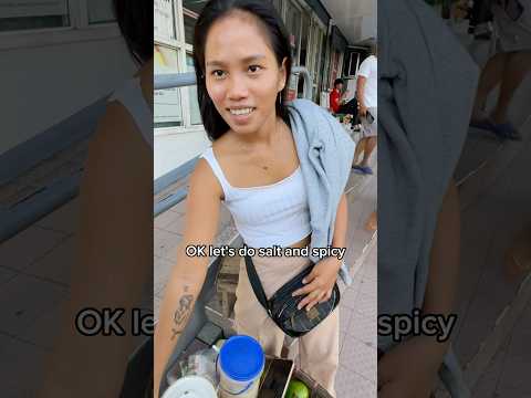 $1.10 mango 🥭 #philippines #streetfood