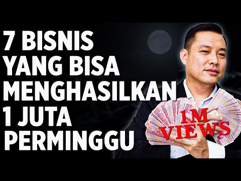 7 Bisnis yang Bisa Menghasilkan 1 Juta Per Minggu