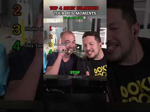 Top 4 Most Hilarious Tour Bus Moments Impractical Jokers 🤣